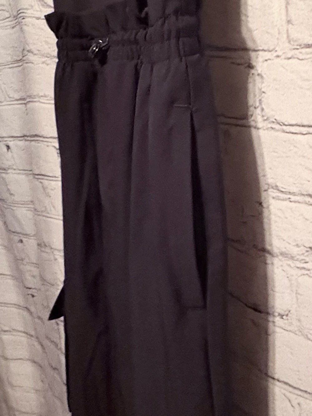 Spanx Out Of Office Sleeveless Maxi Dress Mixed Media Utility Ribbed Pockets S/M - Picture 8 of 16